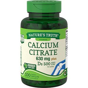 Calcium Citrate 630 mg plus D3