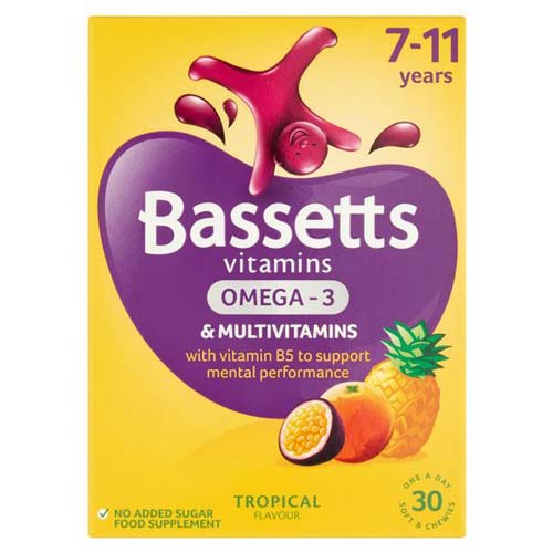 Bassetts 7-11 Multi Vitamin Plus Omega 3