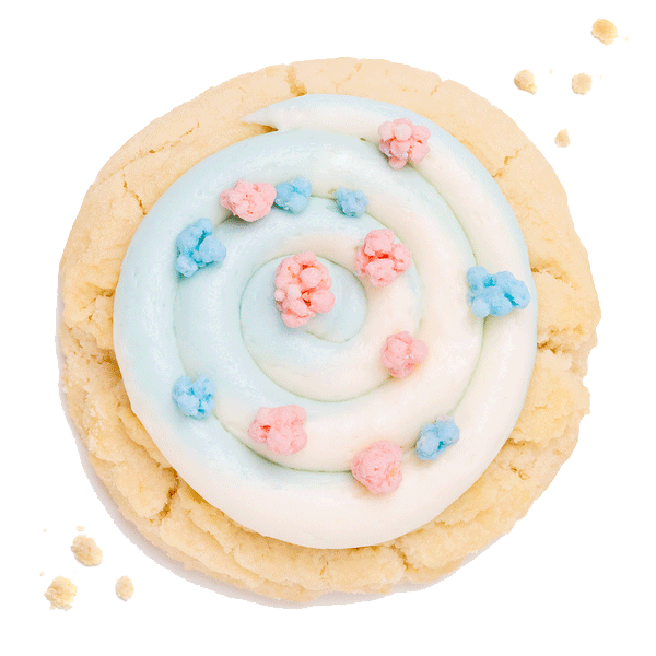 cotton-candy cookie