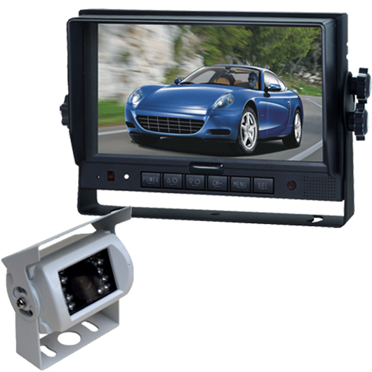 Backup Camera with Sun Visor & M7020P Combo