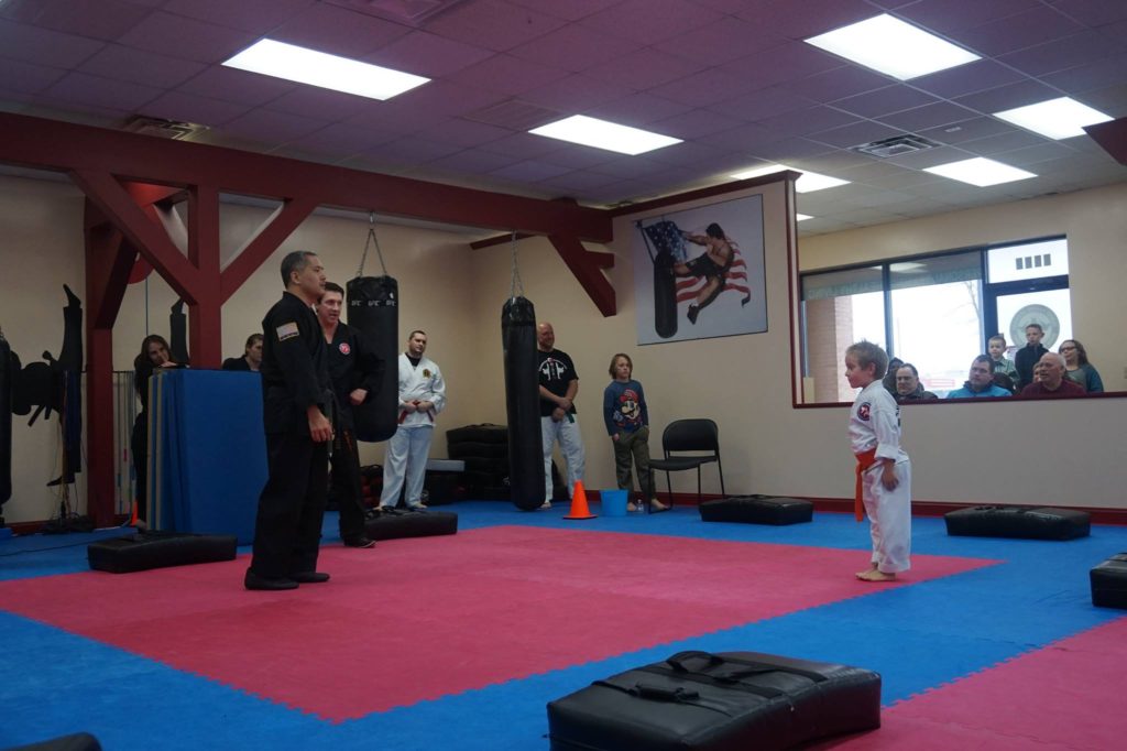 Tae Kwon Do orange belt