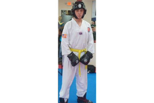 Tae Kwon Do yellow belt