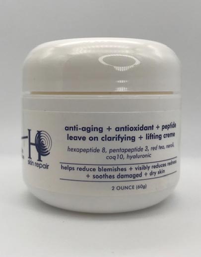 T4 + H Anti-Aging + Antioxidant + Peptide Leave On Clarifying + Lifting Creme-2 oz.