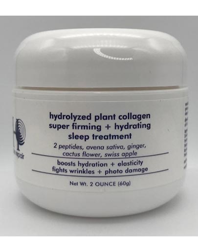 T4 + H Hydrolyzed Plant Collagen Super Firming + Hydrating Sleep Treatment-2 oz.