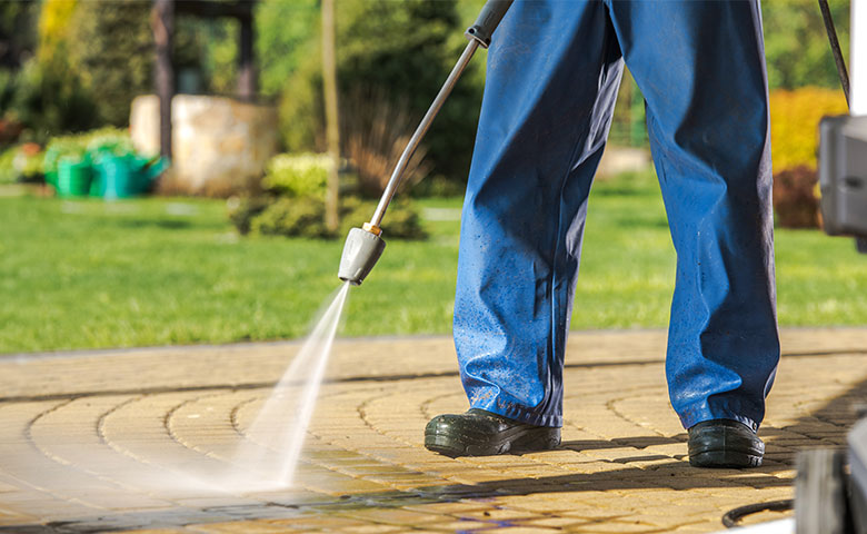 Pressure Washing Pavers