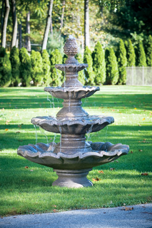 garden stone fountain Massarelli 3305