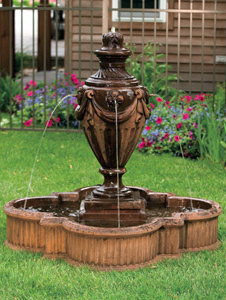 garden stone fountain Massarelli 3497