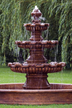 garden stone fountain Massarelli 3668