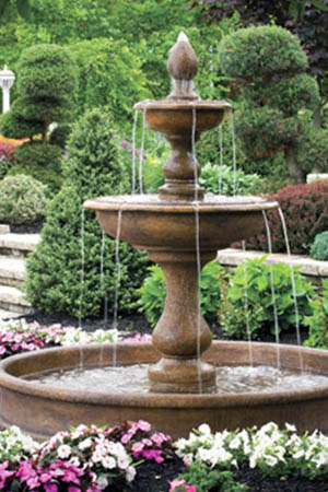 garden stone fountain Massarelli 3683