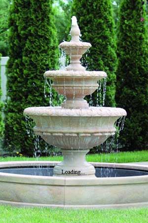 garden stone fountain Massarelli 3722