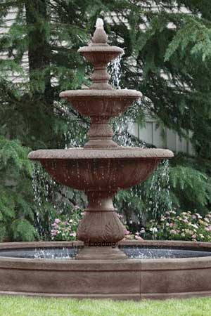 garden stone fountain Massarelli 3731