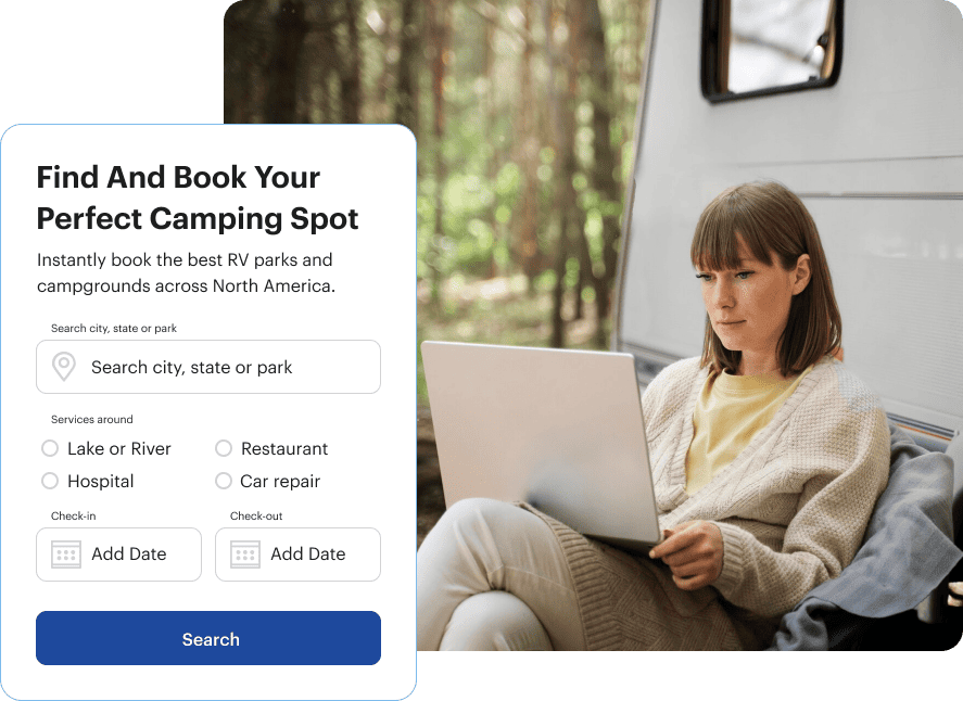 Booking for RV parks