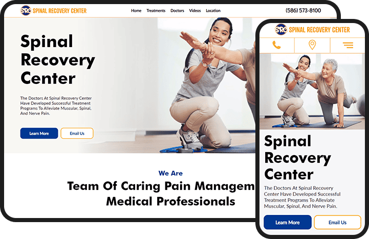 Spinal Recovery Center Website Design