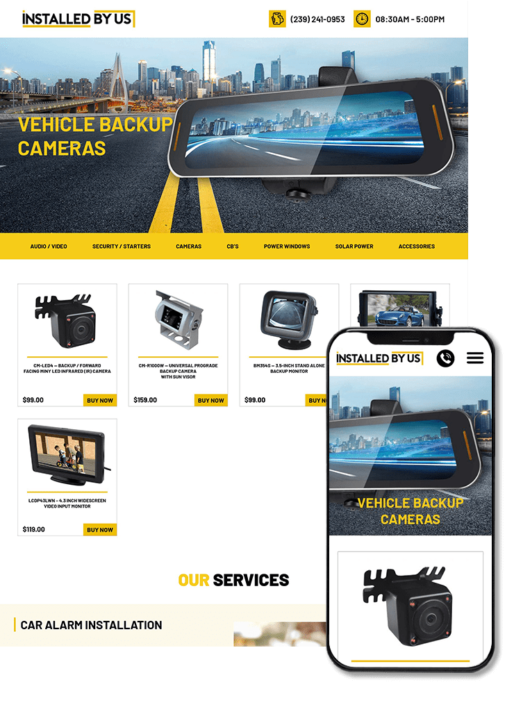 Installed By Us Website Design