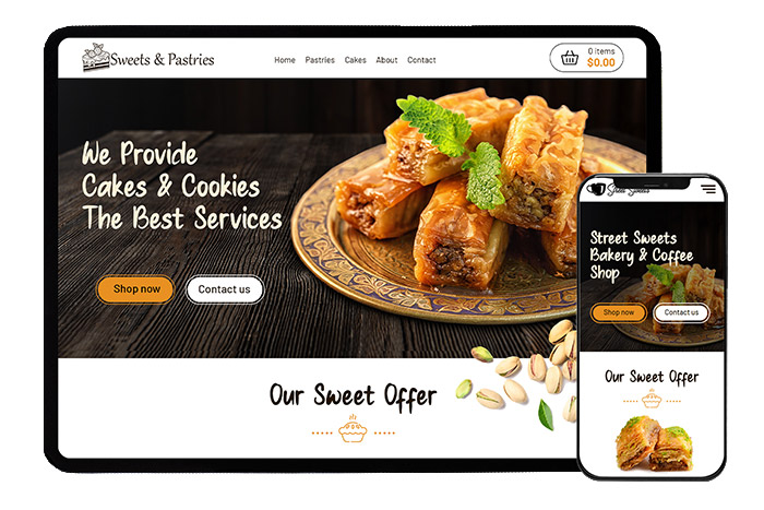 Street Sweets Website Design