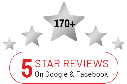 5 star reviews on google and facebook