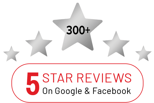 5 star reviews on google and facebook